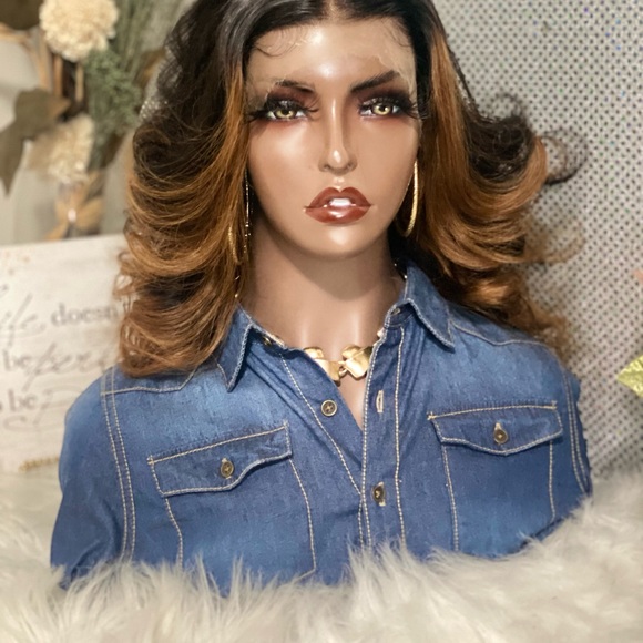 🔥New 18” Naya 💯% Brazilian Human Hair 13X6 HD Transparent Lace Wig 🔥 - Picture 7 of 14